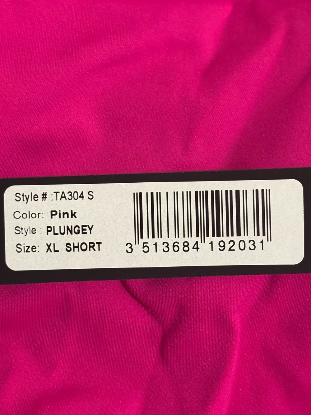 BNWT TA3 Plungey Shape Wear One Piece Swimsuit XL Short - Picture 3 of 3